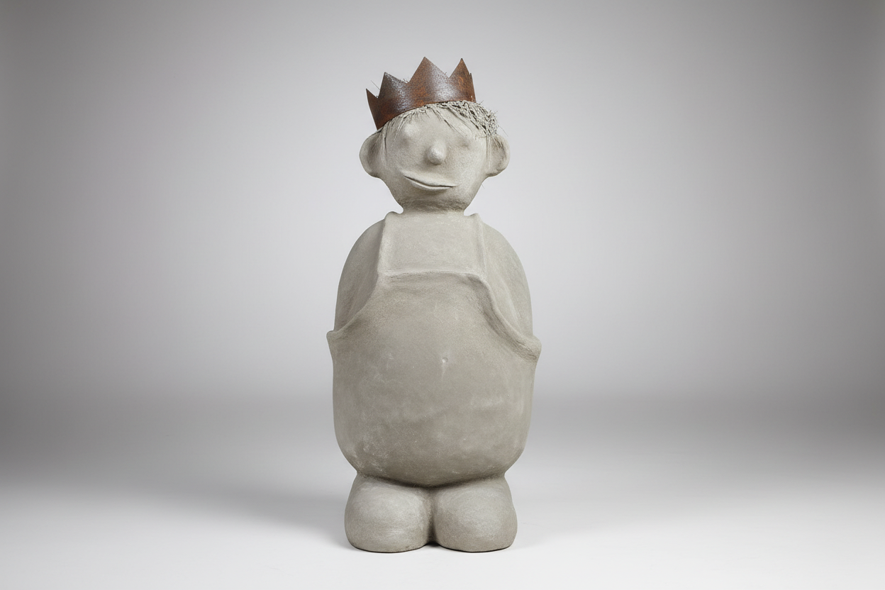 Kurs König mit Studio-Hintergrund