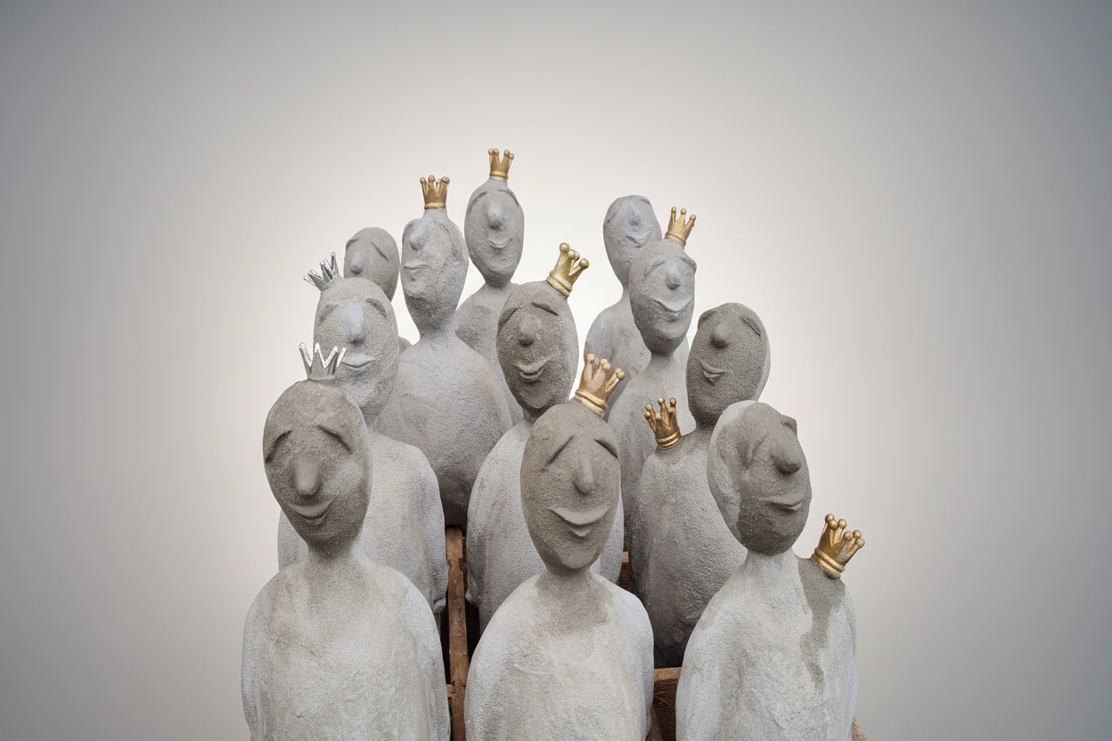 Kurs Royals mit Studio-Hintergrund